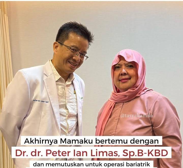 potret mama Tasya Kamila operasi bariatrik 