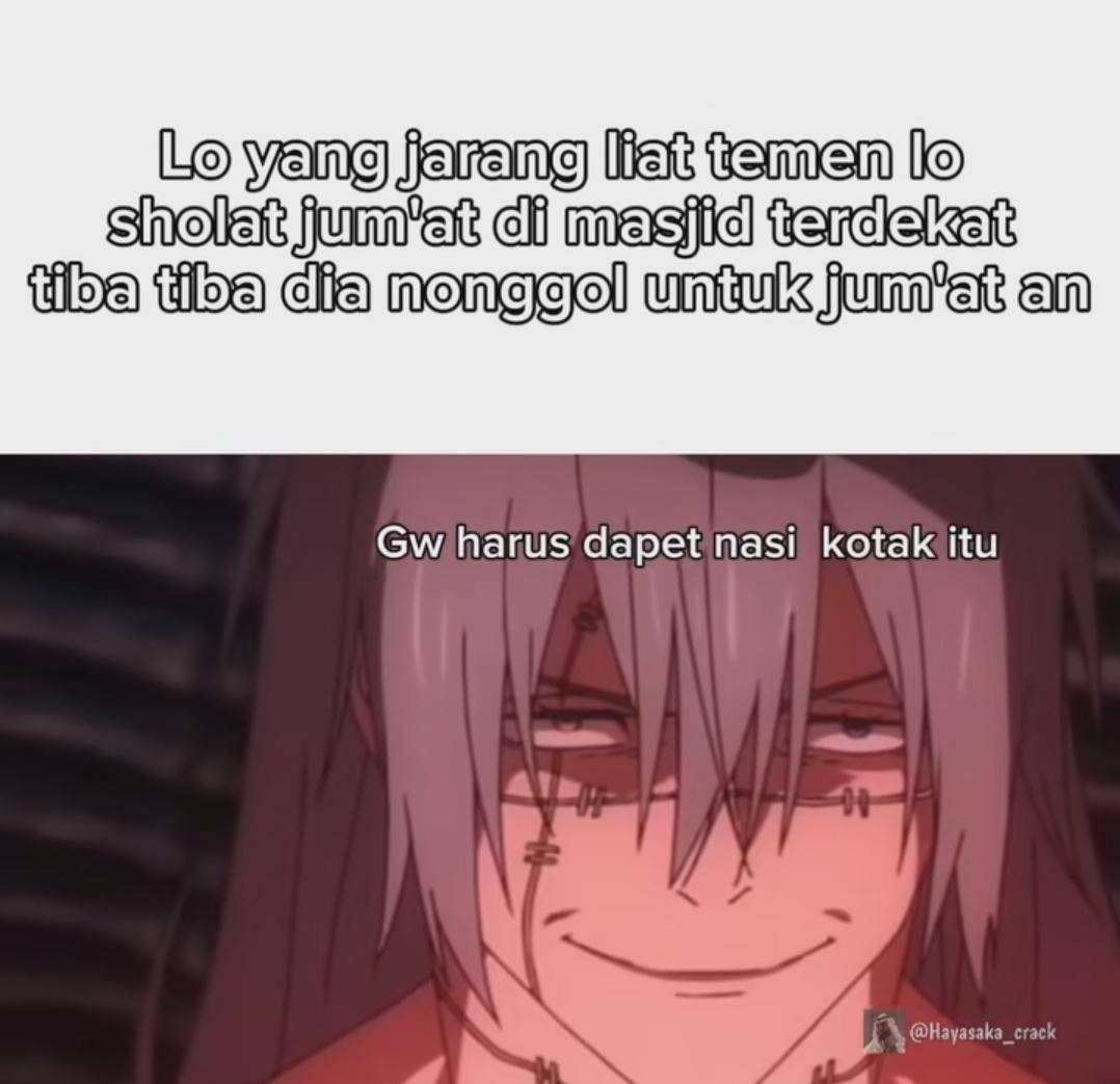 meme berburu nasi kotak