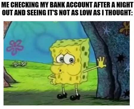 meme kartun tentang rekening sekarat