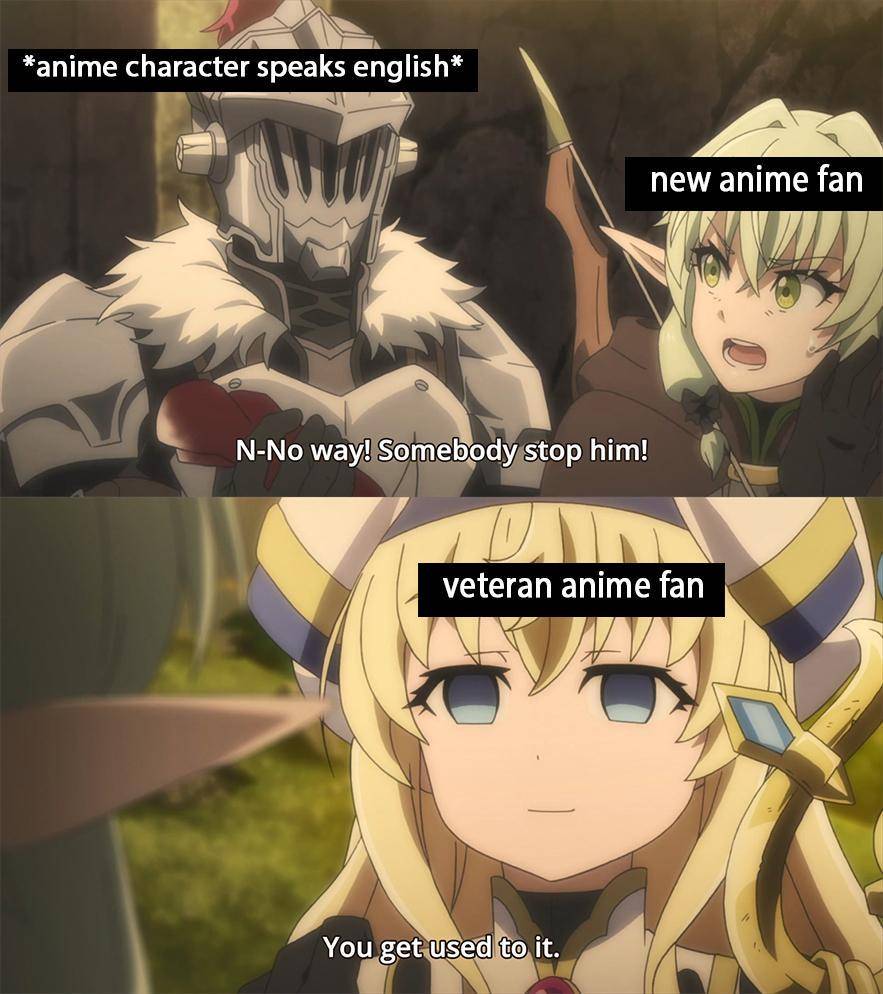 meme anime tentang bahasa Inggris