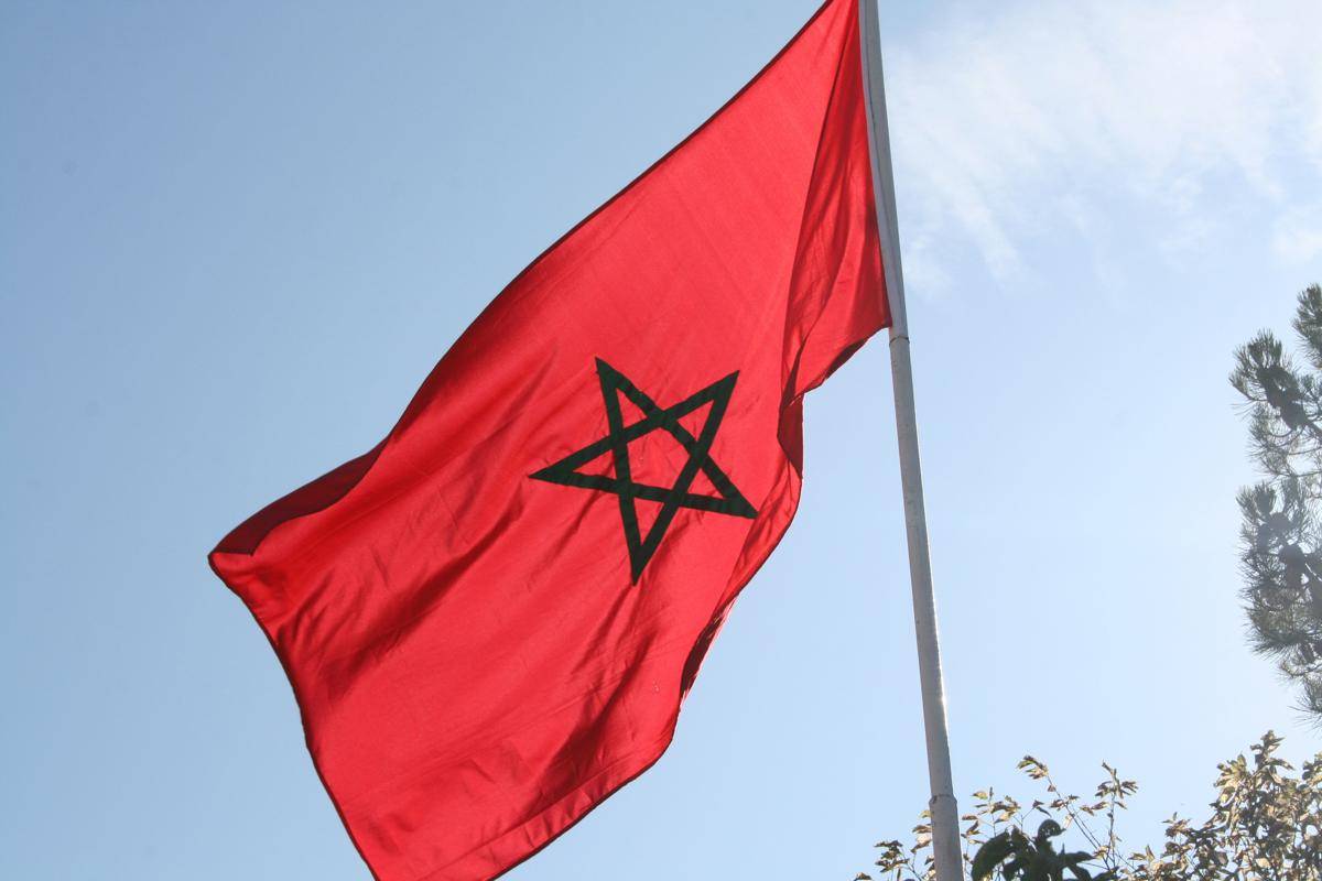 Ilustrasi bendera Maroko (unsplash.com/Alee Serrar