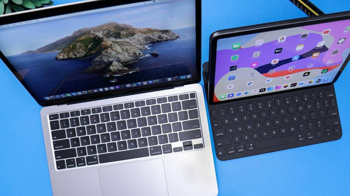 MacBook dan iPad 