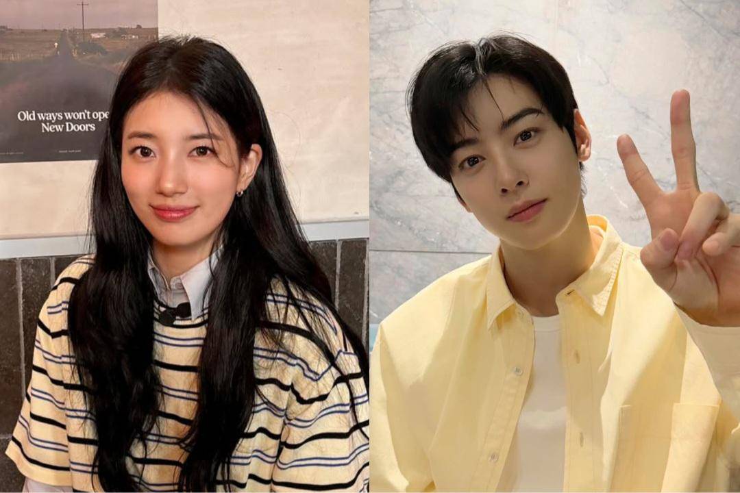 Bae Suzy dan Cha Eunwoo ASTRO (instagram.com/management_soop | instagram.com/fantagio_official)
