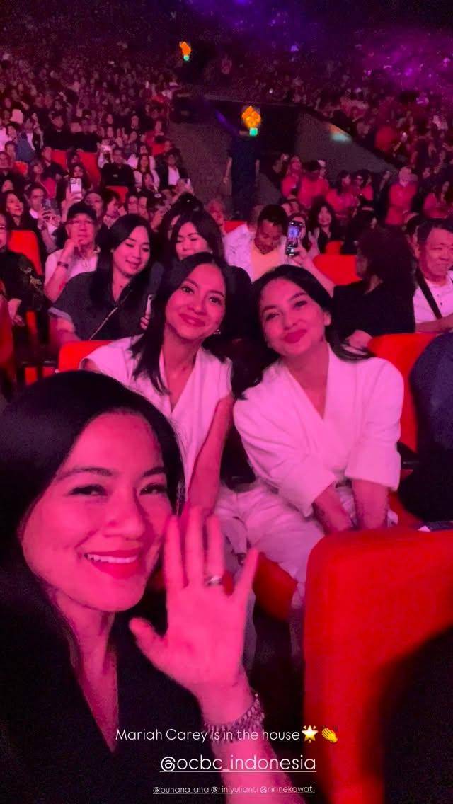 Artis Nonton Privat Konser Mariah Carey (Instagram.com/titi_kamall)
