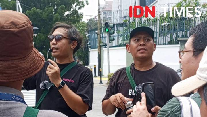 Dimas Ario Adrianto selaku Pemandu Kenal Kota ditemani Spotify pada Sabtu (4/10/2025)