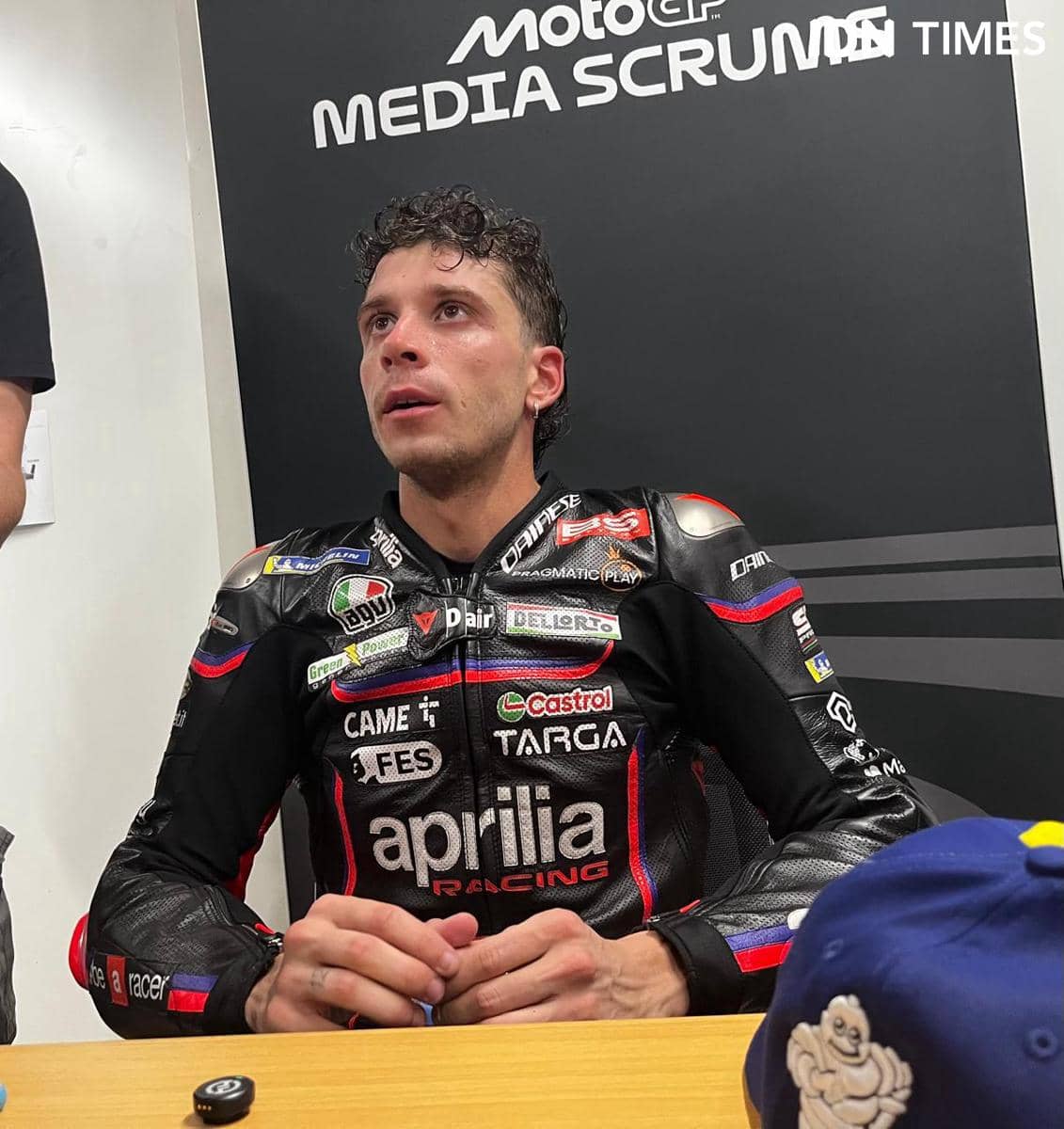 Pembalap MotoGP, Marco Bezzecchi di Sirkuit Mandalika. (IDN Times/Linggauni)