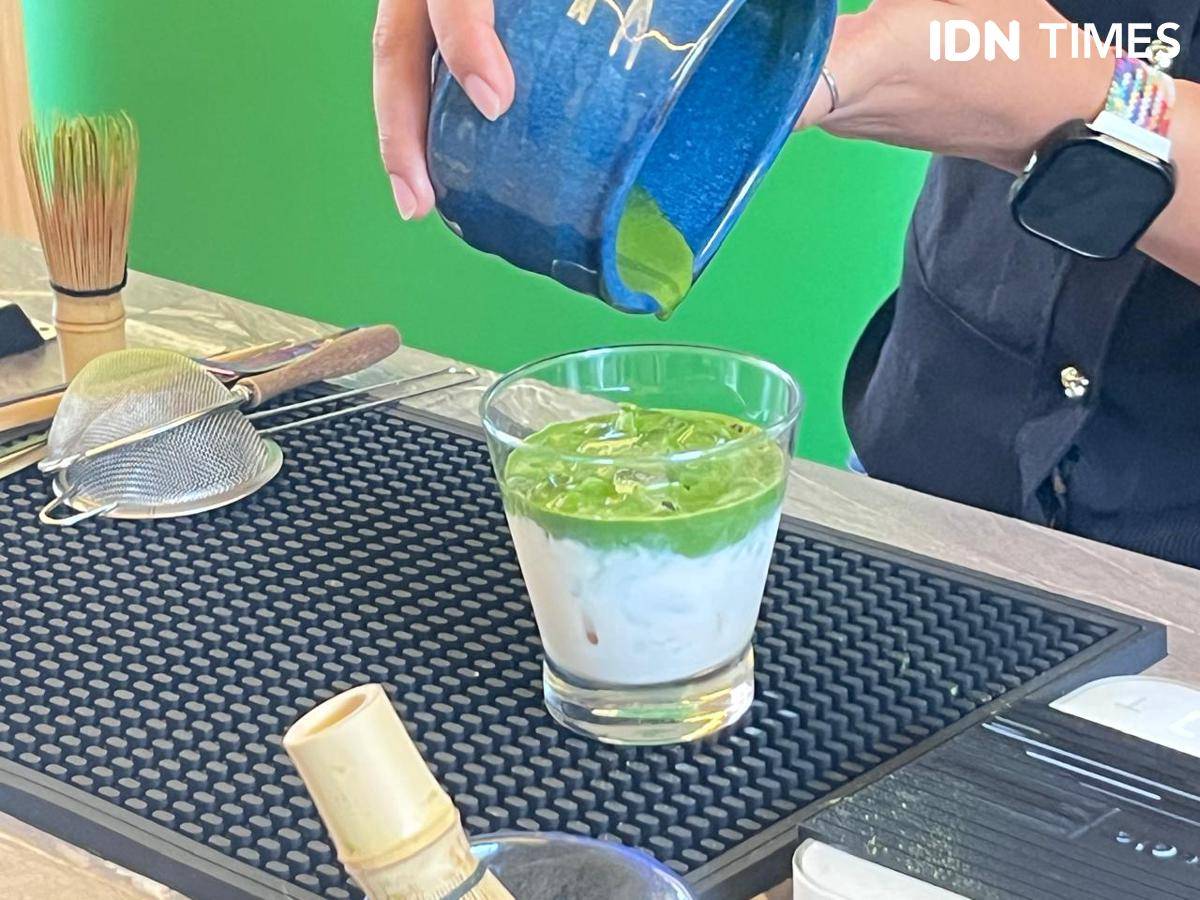 Potret matcha di Nyawang Langit Roastery, Bandung