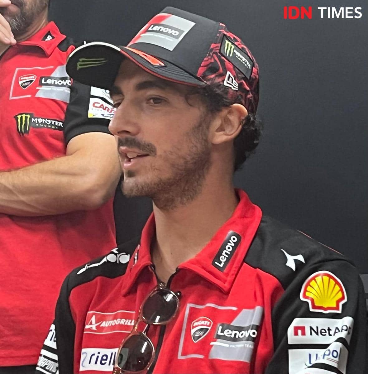 Pembalap MotoGP, Francesco Bagnaia. (IDN Times/Linggauni)