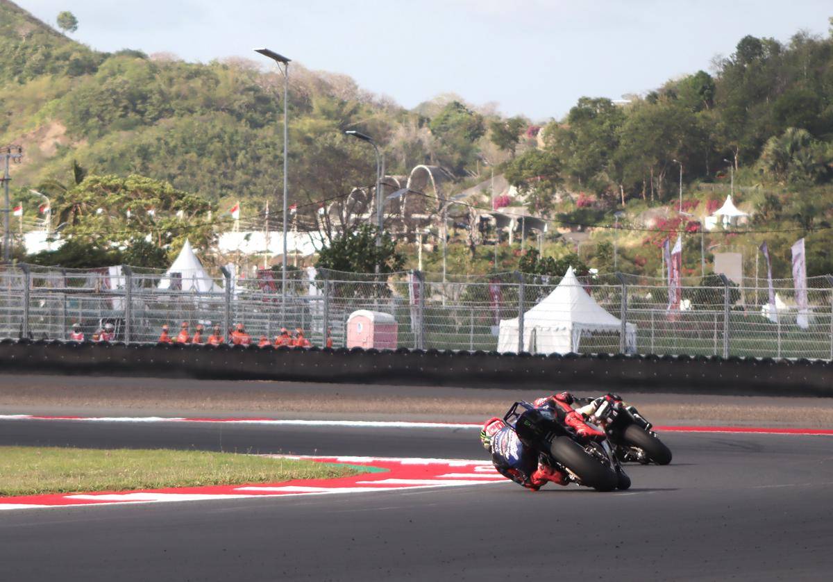 MotoGP di Sirkuit Mandalika 2025. (IDN Times/Linggauni)