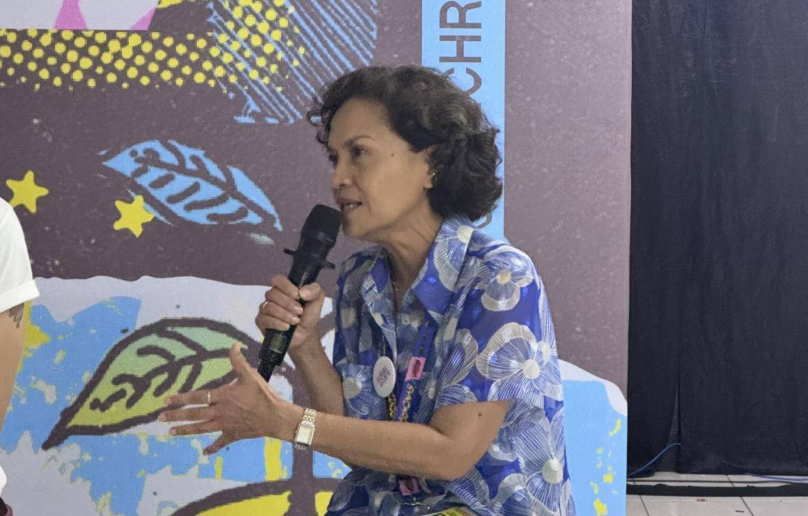 Mira Lesman pada Sabtu (4/10/2025) (IDN Times/Elizabeth Chiquita)