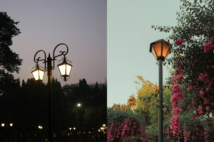 lampu taman estetik (unsplash.com/Musabbir Hossain | Dewang Gupta)