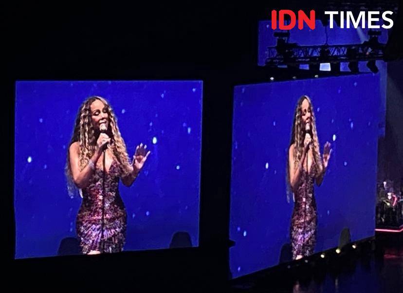 potret konser Mariah Carey di SICC, Sabtu (4/10/2025) 