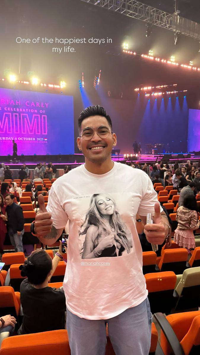 artis nonton Mariah Carey