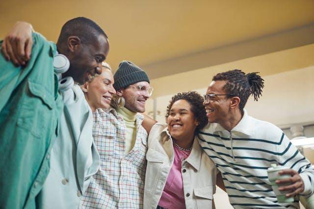 Ilustrasi komunitas sosial 