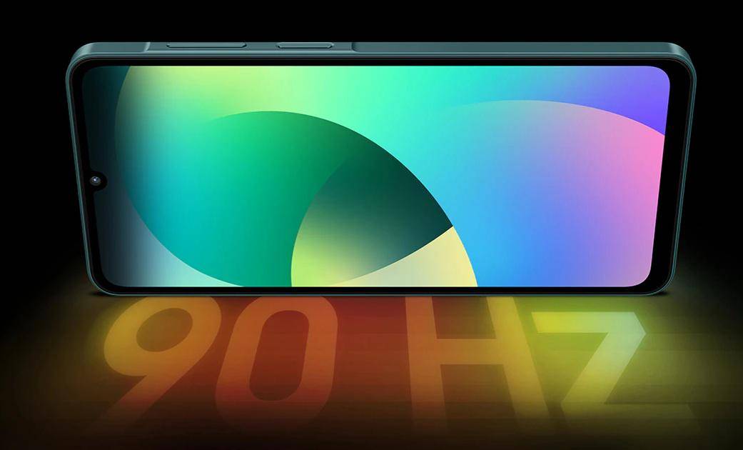 tampilan sisi depan Samsung Galaxy F07 