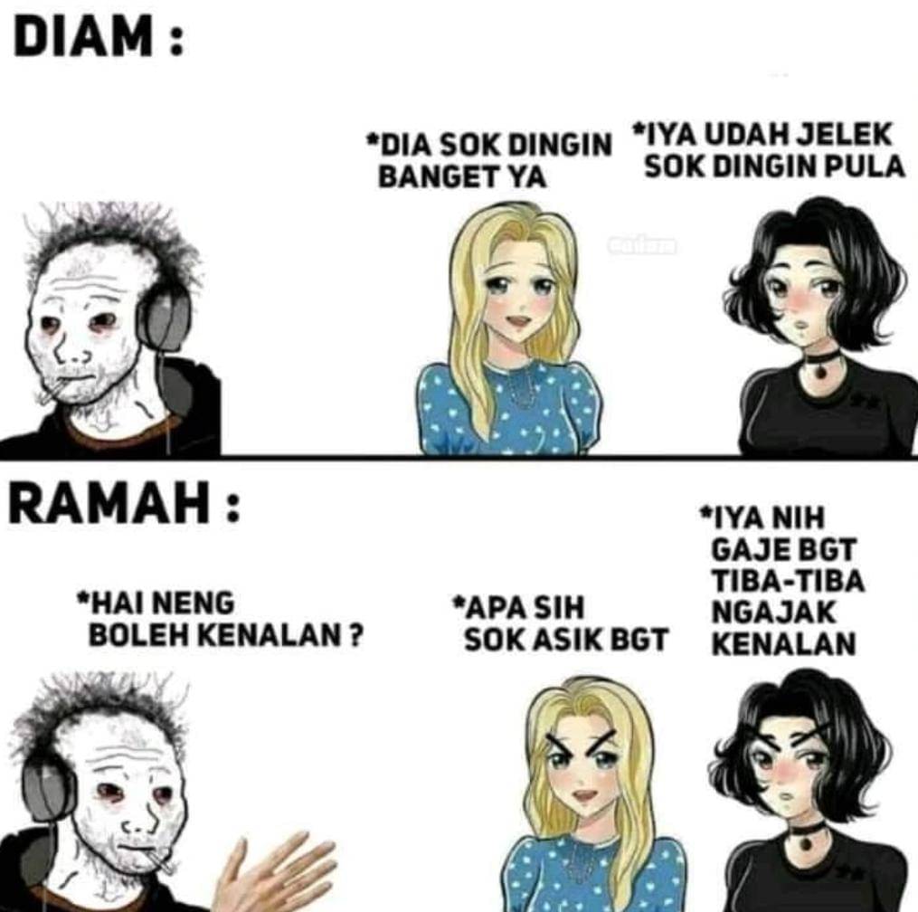 meme nasib gak good looking