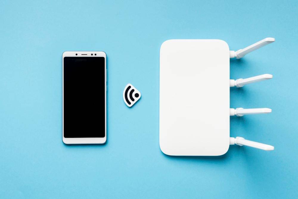 ilustrasi router WiFi (freepik.com/freepik)