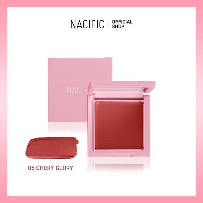 Nacific Juicy Mood Blusher - 05 Cherry Glory (shopee.co.id/NACIFIC ID Official Shop)