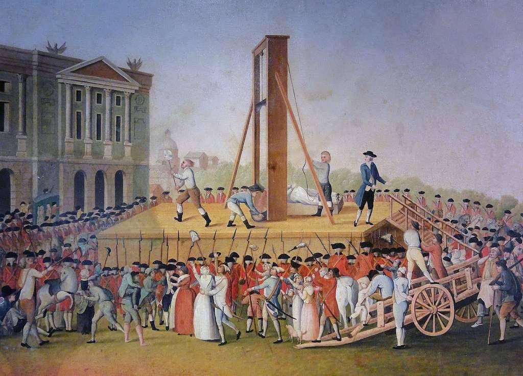 ilustrasi eksekusi Marie Antoinette