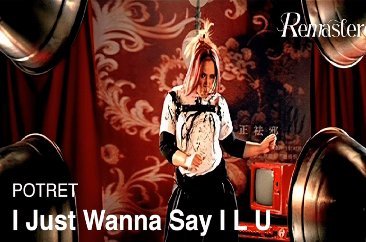 cuplikan video klip Potret - "I Just Wanna Say I Love You" 