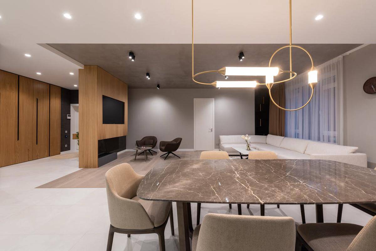 ilustrasi interior mewah 