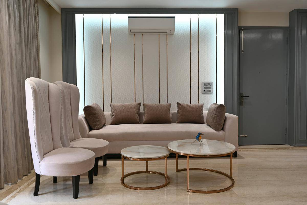 ilustrasi interior minimalis modern