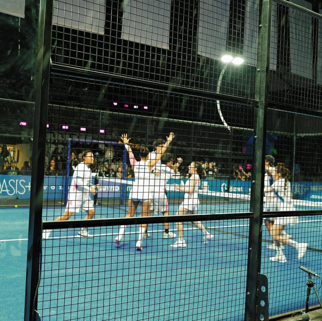 potret Atta dan Thariq menang turnamen padel 