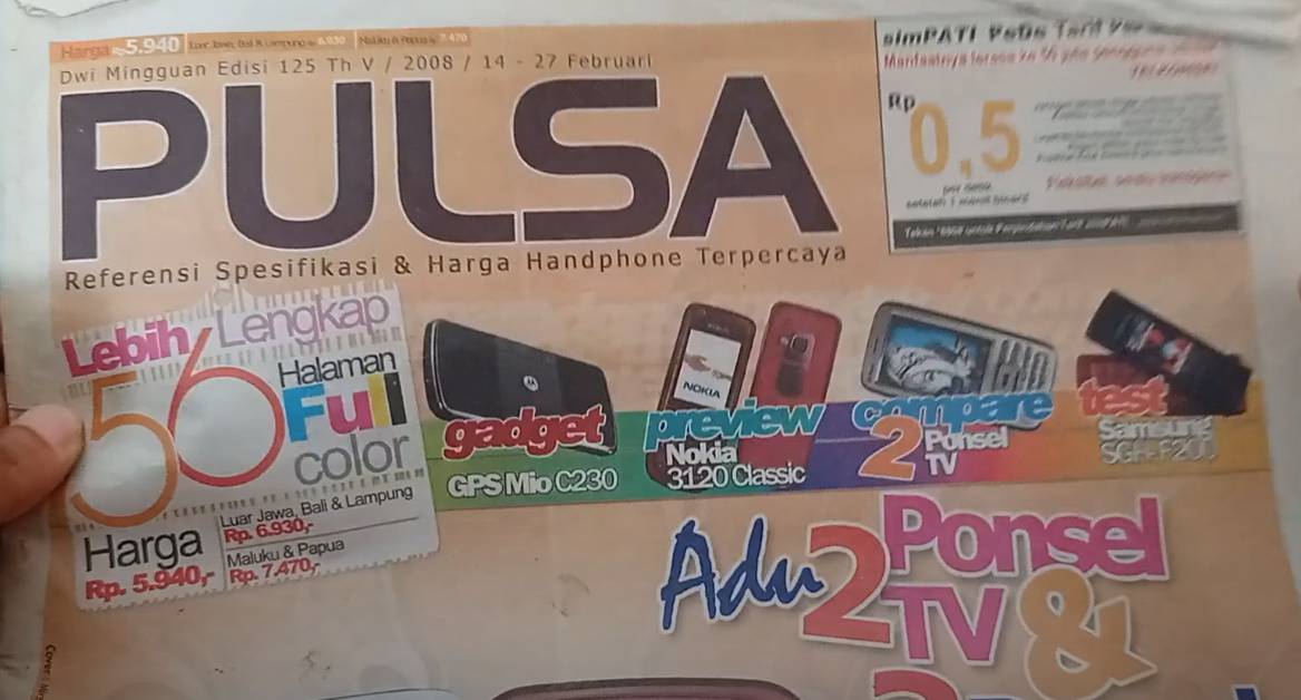 Tabloid Pulsa edisi 125 Tahun V/ 2008/ 14 - 27 Februari 