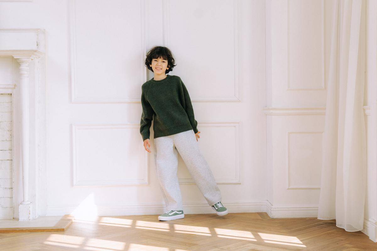 KIDS Sweater Soufflé Yarn dari Uniqlo (dok. Uniqlo)
