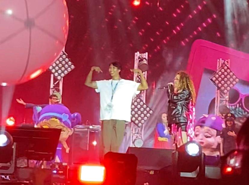 potret Pinkan Mambo di Synchronize Festival 2025 hari ketiga, Minggu (5/10/2025) (dok. IDN Times/Rani Asnurida)