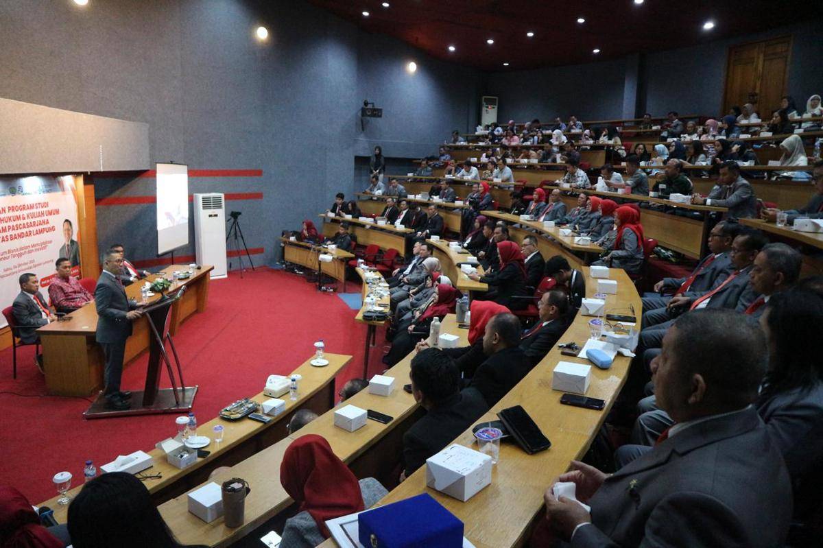 Universitas Bandar Lampung (UBL) Resmi Meluncurkan Program Studi Doktor (S3) Hukum