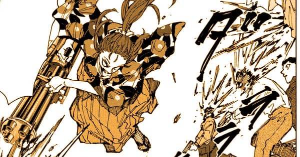 Shiina menghabisi para staf JCC - Sakamoto Days