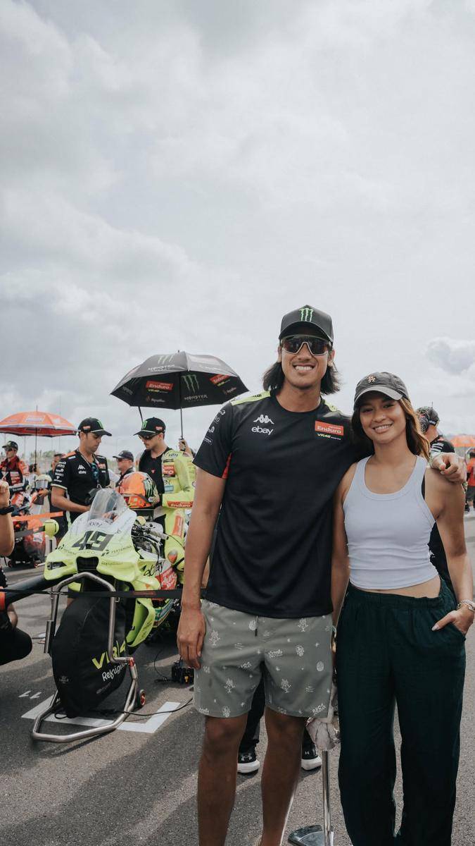 Hana Malasan nonton MotoGP Mandalika 2025