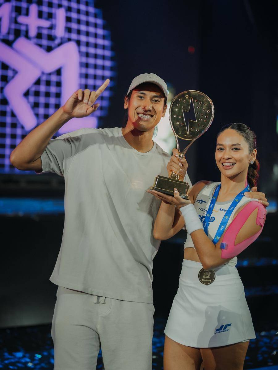 Artis Nonton Padel Clash (instagram.com/hanamalasan)