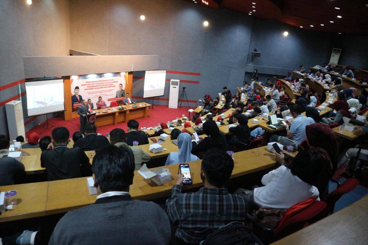 Universitas Bandar Lampung (UBL) Resmi Meluncurkan Program Studi Doktor (S3) Hukum