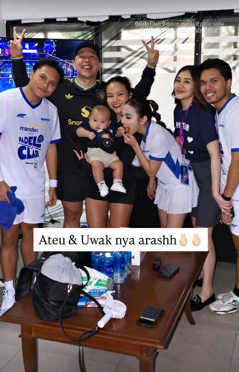 Artis Nonton Padel Clash (instagram.com/rikzyfbian)