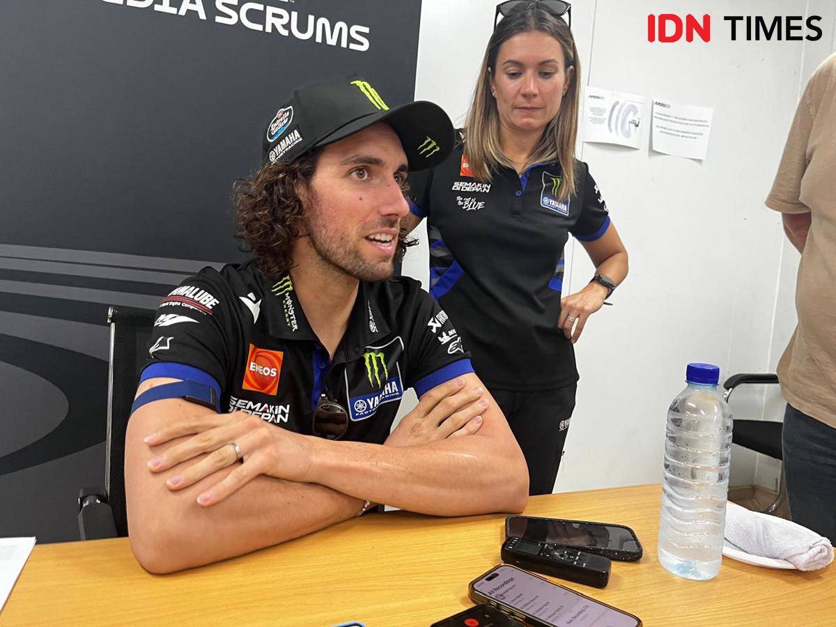 Pembalap MotoGP, Alex Rins. (IDN Times/Linggauni)