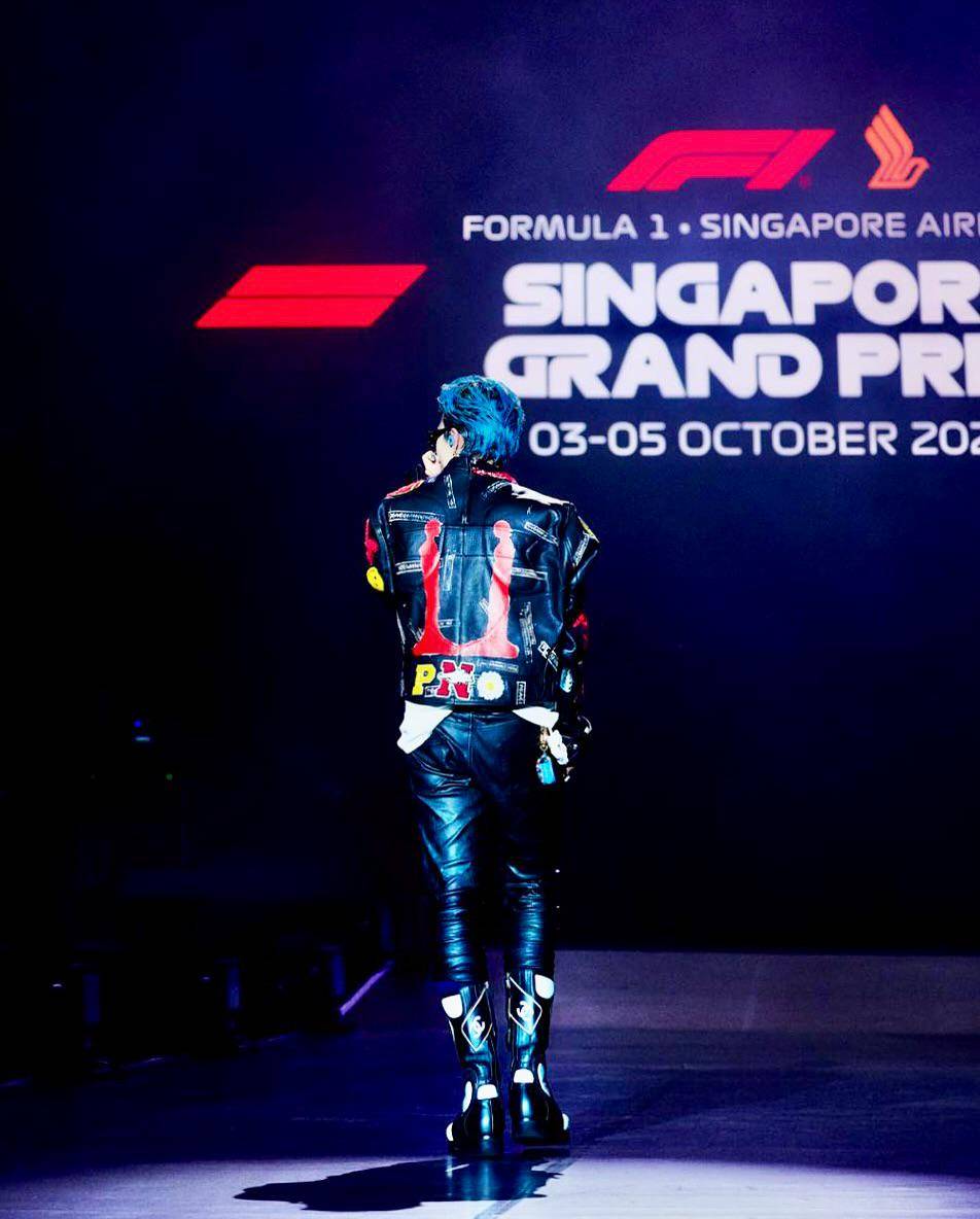 Penampilan GD di Singapore F1 Grand Prix