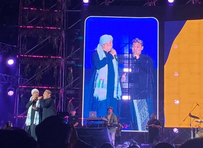 potret Haddad Alwi x Opick di Synchronize Festival 2025 hari ketiga, Minggu (5/10/2025) 