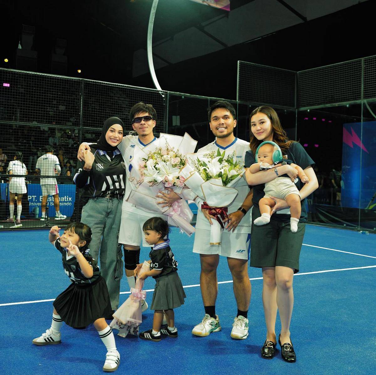 Artis Nonton Padel Clash (instagram.com/attahalilintar)
