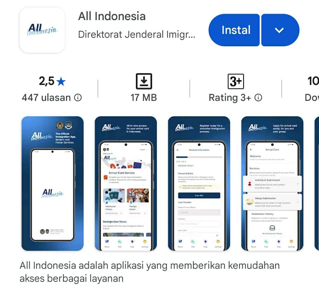 Aplikasi All Indonesia (dok.Google Play)