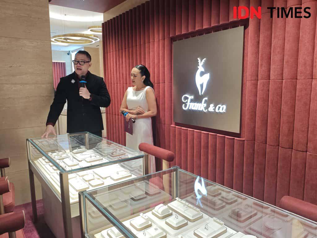 Salah satu sudut gerai saat Reopening Frank & co. pada Minggu (5/10/2025) di Pondok Indah Mall 1. (IDN Times/Febriyanti Revitasari)