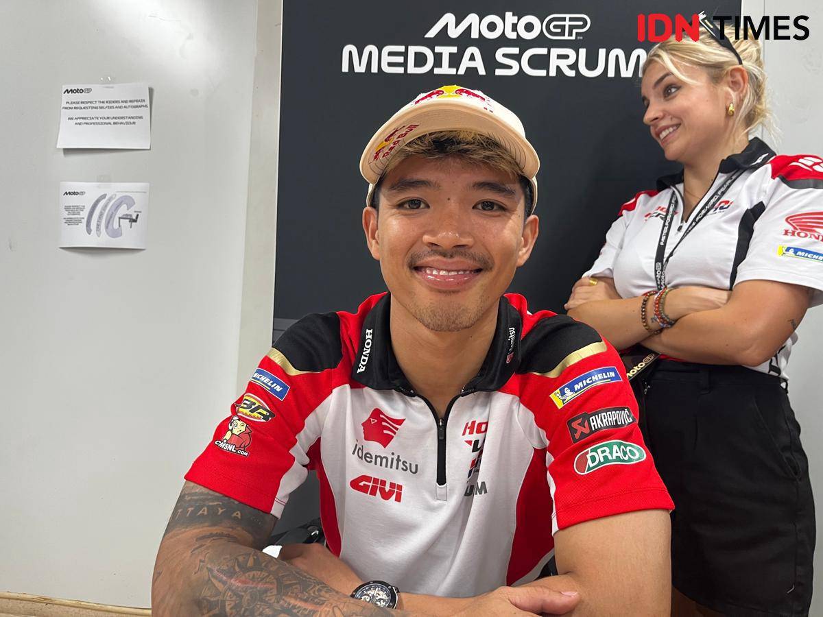 Pembalap MotoGP, Somkiat Chantra. (IDN Times/Linggauni)