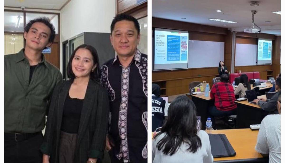 potret Prilly Latuconsina jadi dosen tamu di Fasilkom UI