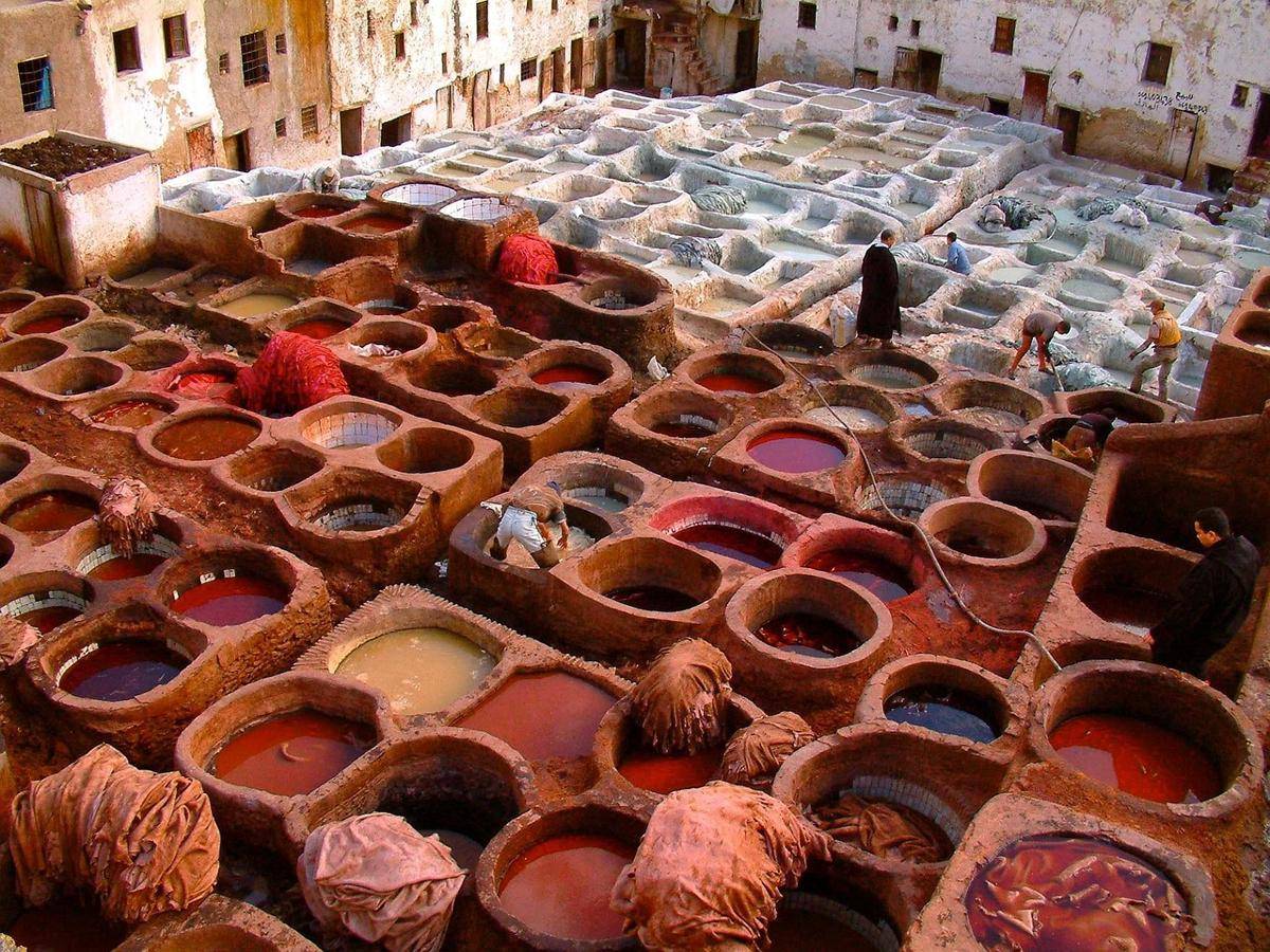potret kawasan Chouara Tannery (pixabay.com/agoodkeensavage)