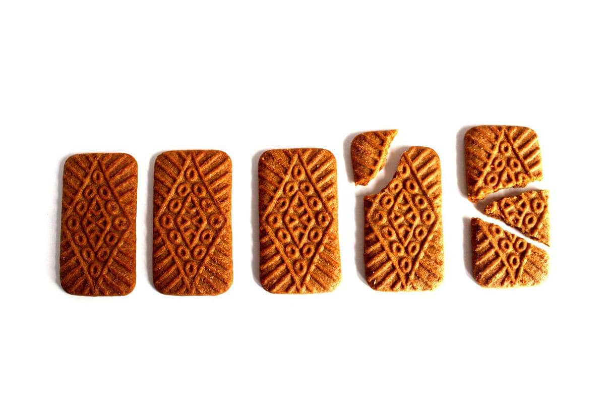 ilustrasi biskuit Lotus 