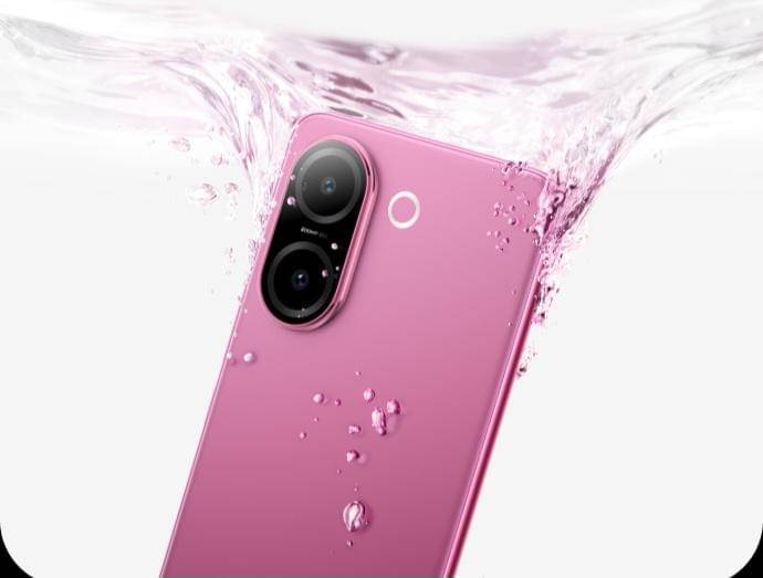 ilustrasi vivo V60e yang tahan air
