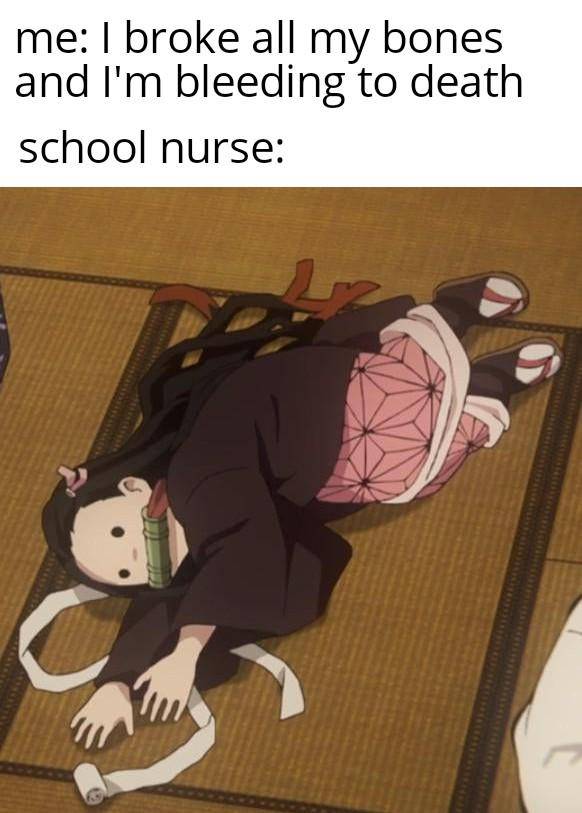meme anime tentang suster