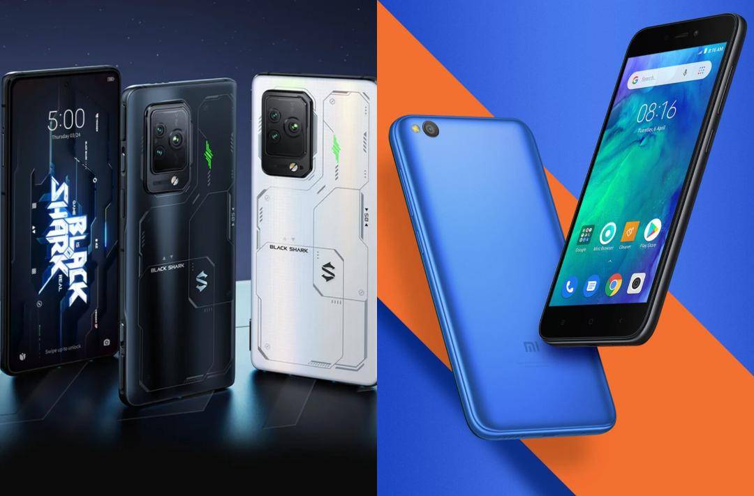 Xiaomi Black Shark 5 dan Redmi Go