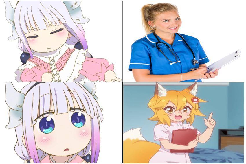 meme anime tentang suster